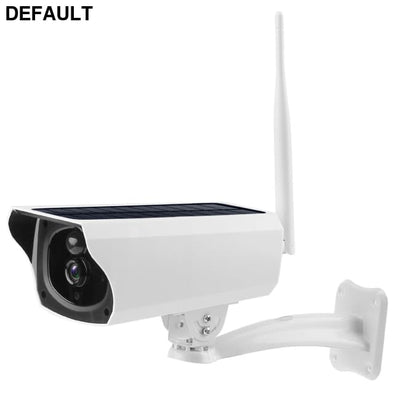 1080P Solar WiFi Camera White Home Security
