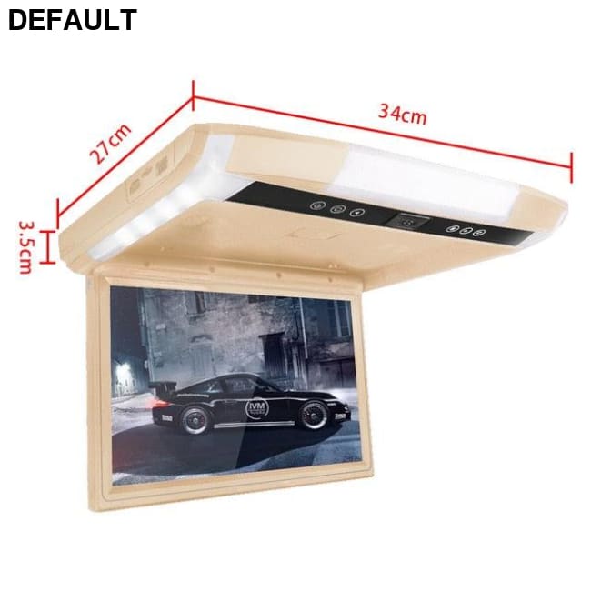 1080P TFT LCD Car Roof Monitor Ceiling & Headrest Monitors Motor Vehicle A/V Players In-Dash Systems