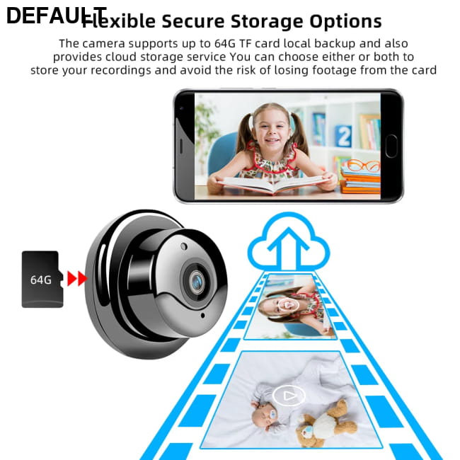 1080P Wireless Mini WiFi Camera with Night Vision Motion Detection Home Security Surveillance Cameras