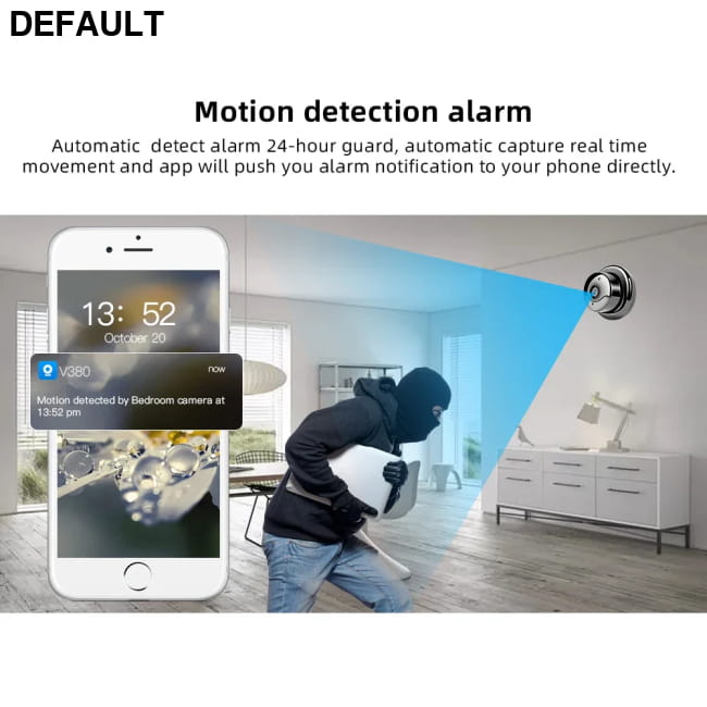 1080P Wireless Mini WiFi Camera with Night Vision Motion Detection Home Security Surveillance Cameras
