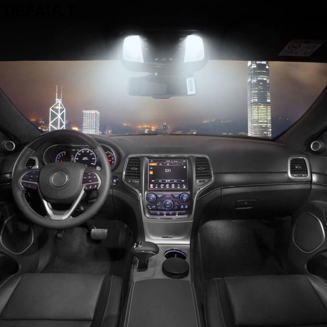 10Pcs 12V T10 LED Light Bulb Wedge Base Interior Dome Map Lights License Plate Trunk Side White Car Accessories