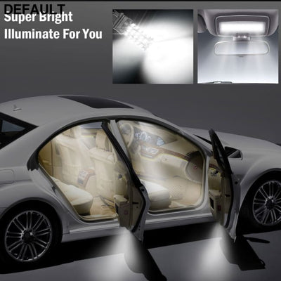 10Pcs/Kit LED Car Light Bulbs 760lm T25 3528SMD 6000K Pure White Auto Lamps Replacement Black Accessories Motor Vehicle