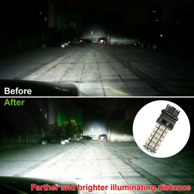 10Pcs/Kit LED Car Light Bulbs 760lm T25 3528SMD 6000K Pure White Auto Lamps Replacement Black Accessories Motor Vehicle