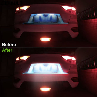 10Pcs/Kit LED Car Light Bulbs 760lm T25 3528SMD 6000K Pure White Auto Lamps Replacement Black Accessories Motor Vehicle