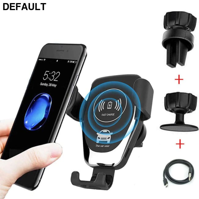 10W QI Wireless Fast Car Charger Mount Holder Stand Automatic Clamping Charging default Accessories Mobile Phone Stands