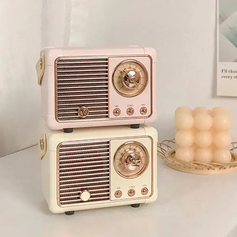 Diy Retro Mini Portable Card Speaker