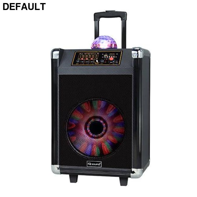 12’’ Portable Bluetooth DJ Speaker w/ Disco Ball Black Speakers Best Selling Products Electronics