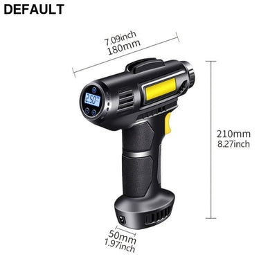 120W Portable Car Air Compressor; Wired/Wireless Handheld Inflatable Pump Electric; Automobiles Tire Inflator With LED