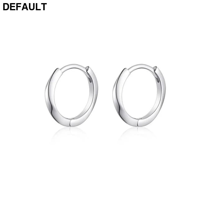Men’s 12mm Hoops Earrings in 925 Sterling Silver Party Accessories Men
