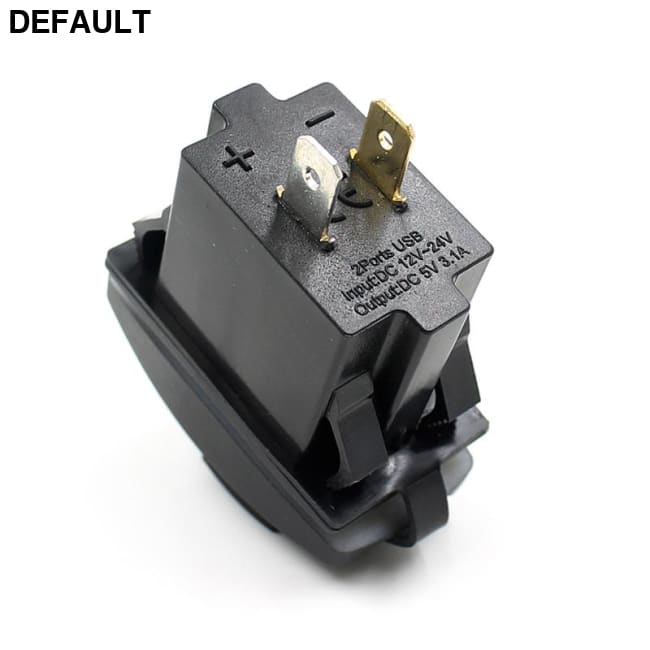 12V 24V Car Auto Boat Accessory Dual USB Charger Power Adapter LED Outlet Accessories Electronics