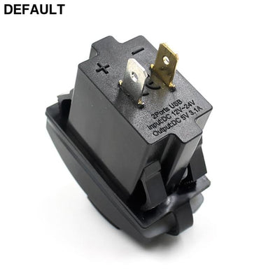 12V 24V Car Auto Boat Accessory Dual USB Charger Power Adapter LED Outlet Accessories Electronics