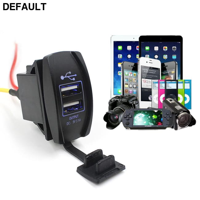 Dual USB Charger Waterproof 12V 24V Car and Auto Boat Accessory Accessories Electronics