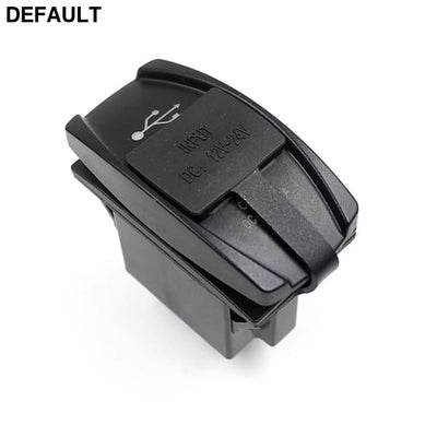 12V 24V Car Auto Boat Accessory Dual USB Charger Power Adapter LED Outlet Accessories Electronics