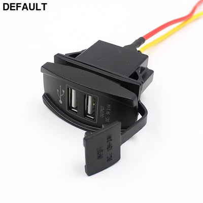 12V 24V Car Auto Boat Accessory Dual USB Charger Power Adapter LED Outlet Accessories Electronics