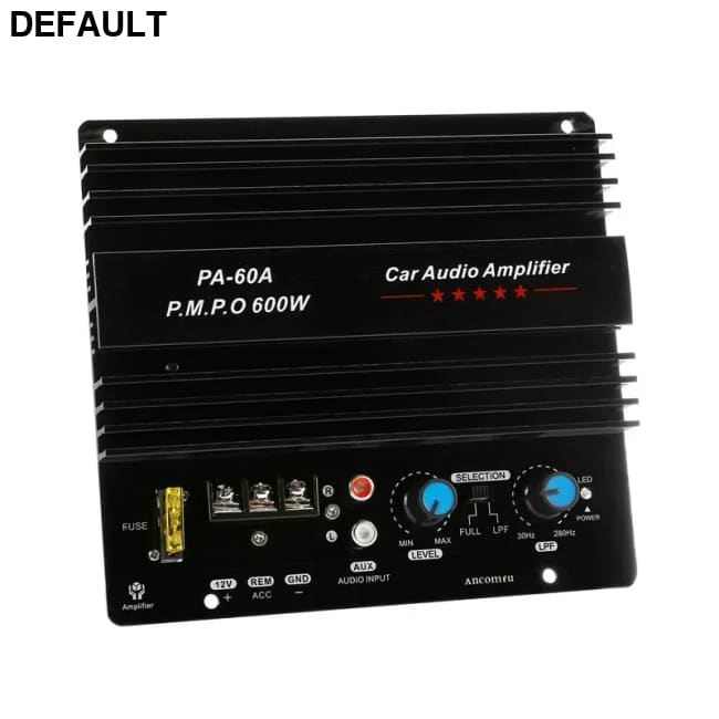 12V 600W Mono Car Audio Amplifier Powered Subwoofer Bass Amplifiers Board Player Automotive Amplifie r Module 3D