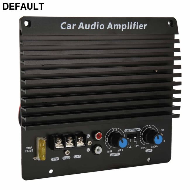 12V Car Amplifier Board High Power Aluminum Alloy Subwoofer Plate for Vehicle as picture Amplifiers Motor