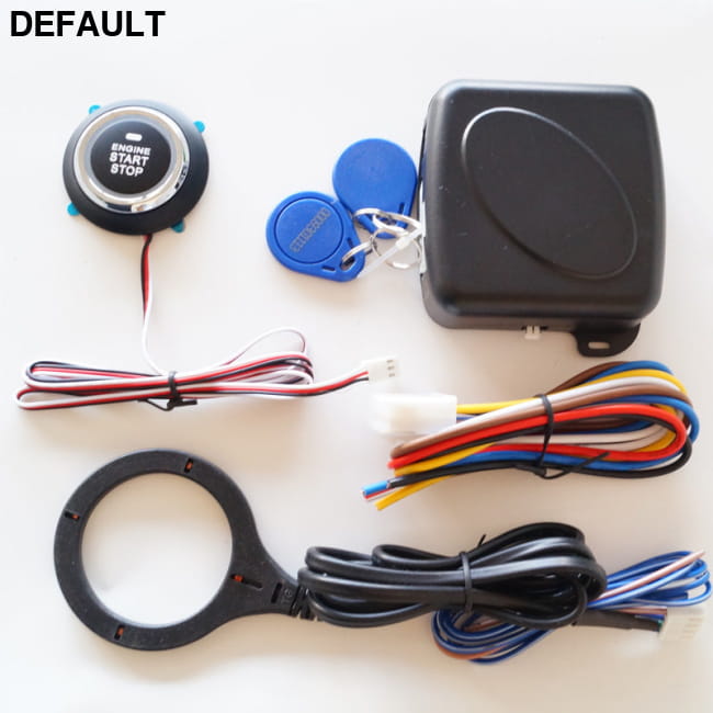 12v Car One-key Start System RfFiID Anti-theft Black / Remote Starter Electronics