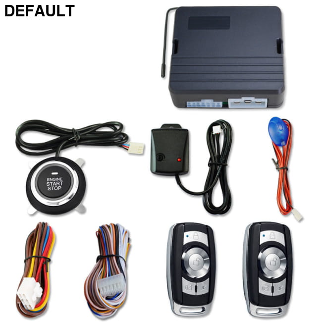 12V Universal Car Modification One-key Start System Black Remote Starter Electronics