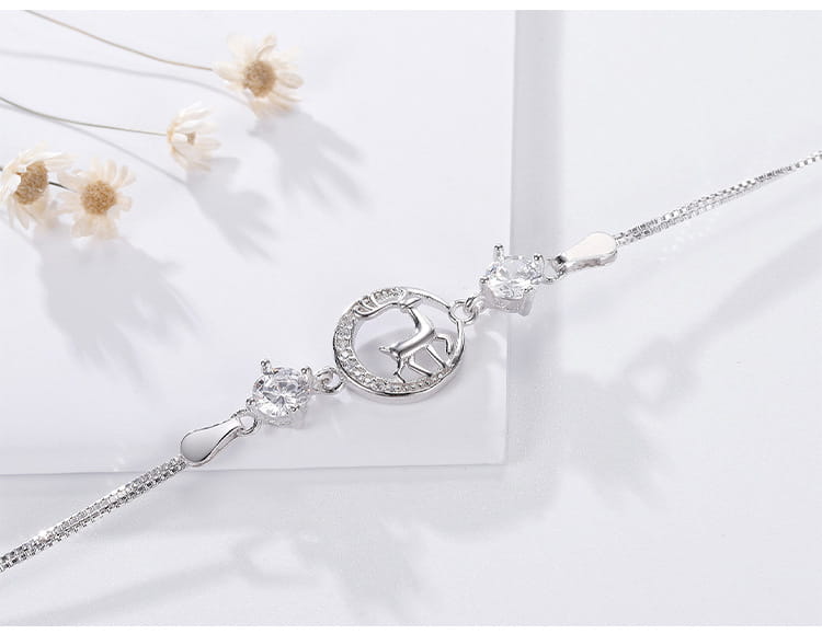 Fawn 925 sterling silver bracelet