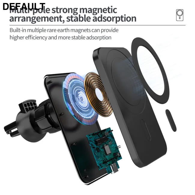 15w Magnetic Car Wireless Charger Qi Fast Charging Mount Accessories Best Selling Products Chargers