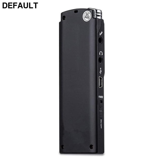 Rechargeable USB Voice Recorder and MP3 Player with 32GB Storage 16GB / Black Digital Electronics