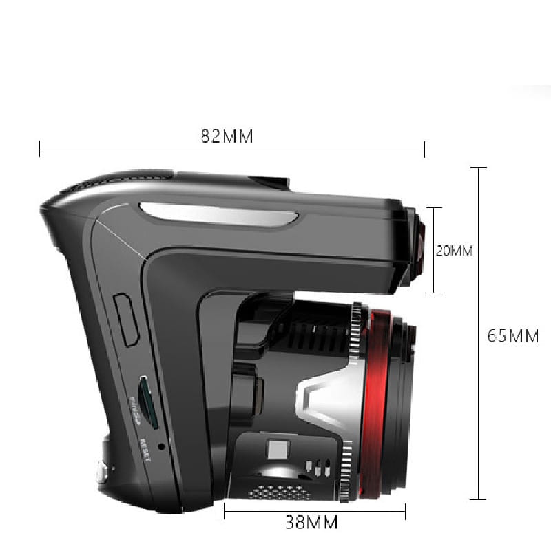HD Car Camera DVR Dash Cam Recorder Laser Speed Detector