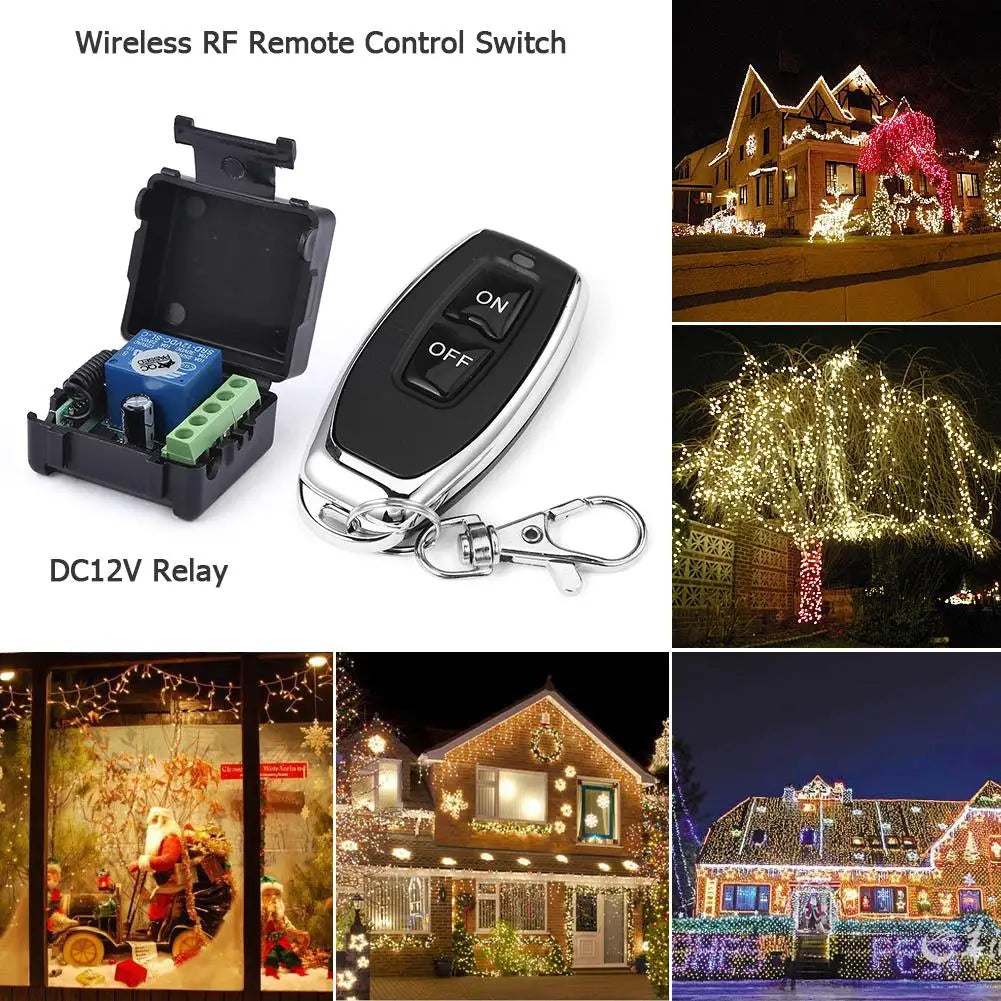 Dc 24 12v Single-channel Wireless Remote Control Switch Car Access