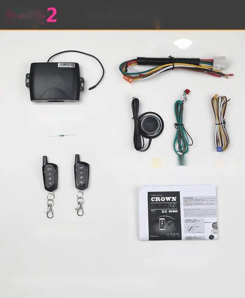 One-Button Start Of The Car Modified Mobile Phone Control Keyless Entry Remote Central Anti-Theft Alarm