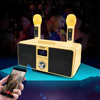 Home KTV Audio Creative Dual Microphone Subwoofer Mobile Phone Computer Wireless K Song Bluetooth