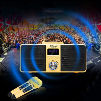 Home KTV Audio Creative Dual Microphone Subwoofer Mobile Phone Computer Wireless K Song Bluetooth
