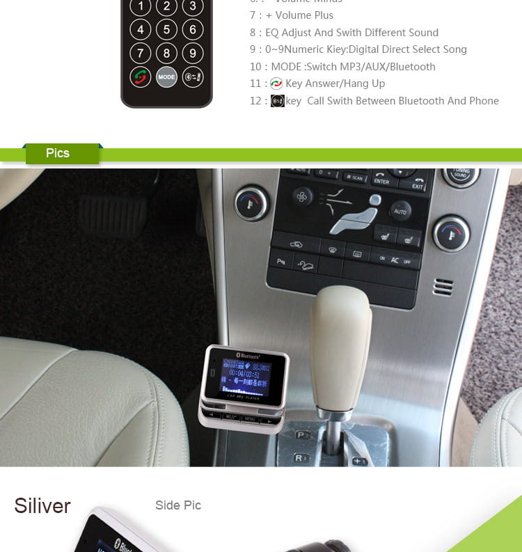 Car Bluetooth mp3