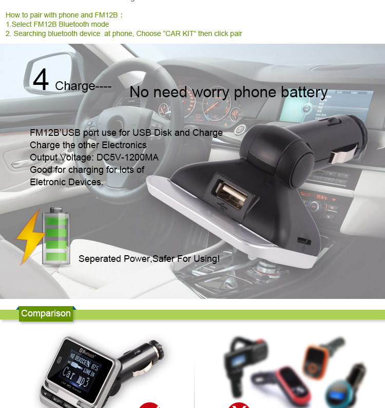 Car Bluetooth mp3