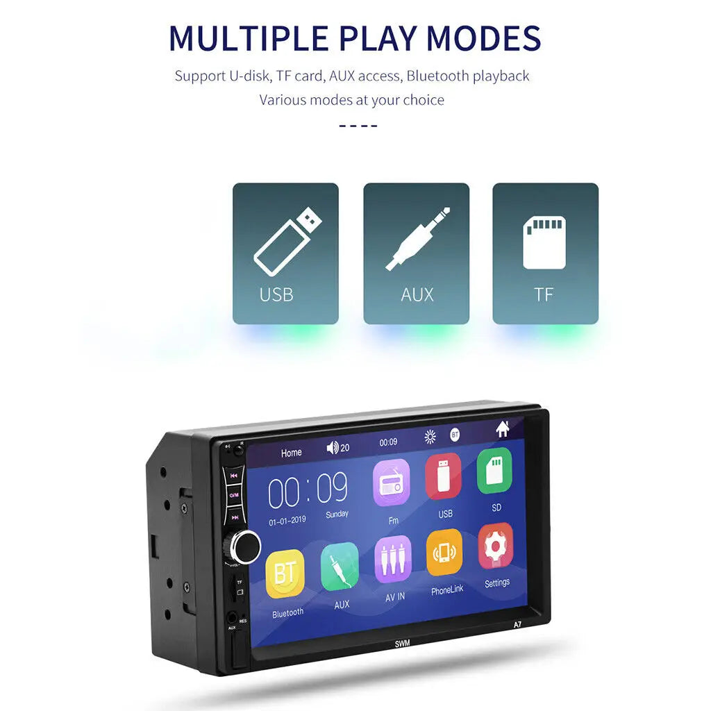 Reversing image touch HD car player