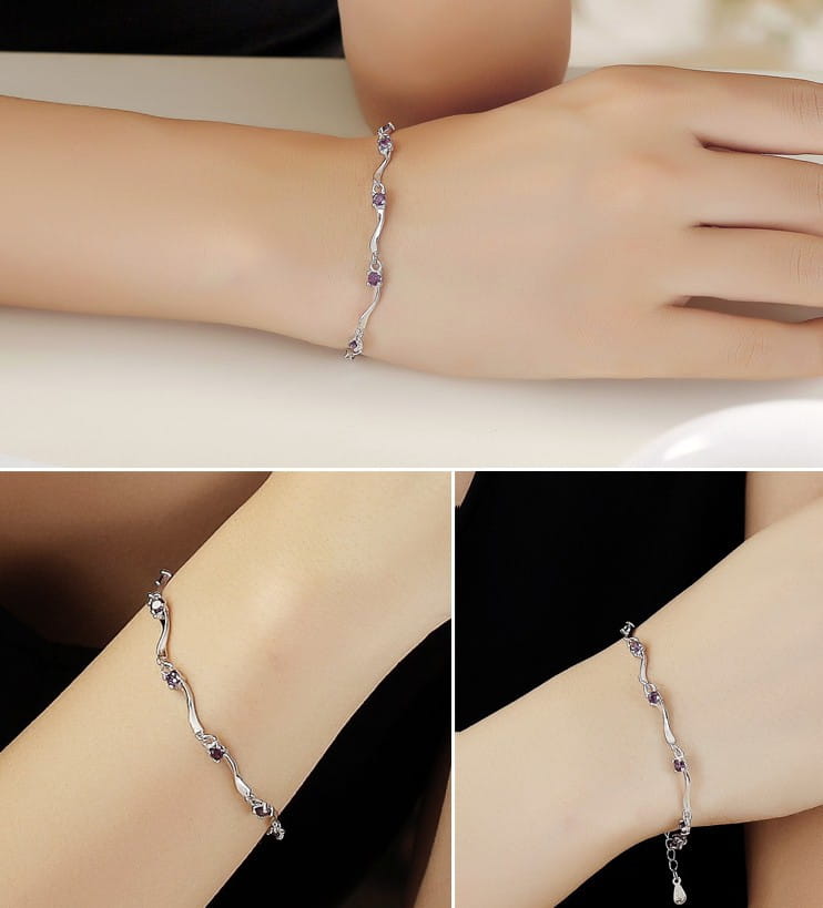 925 Sterling Silver Bracelet Korean Jewelry