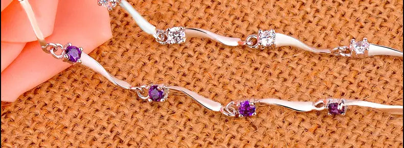 925 Sterling Silver Bracelet Korean Jewelry