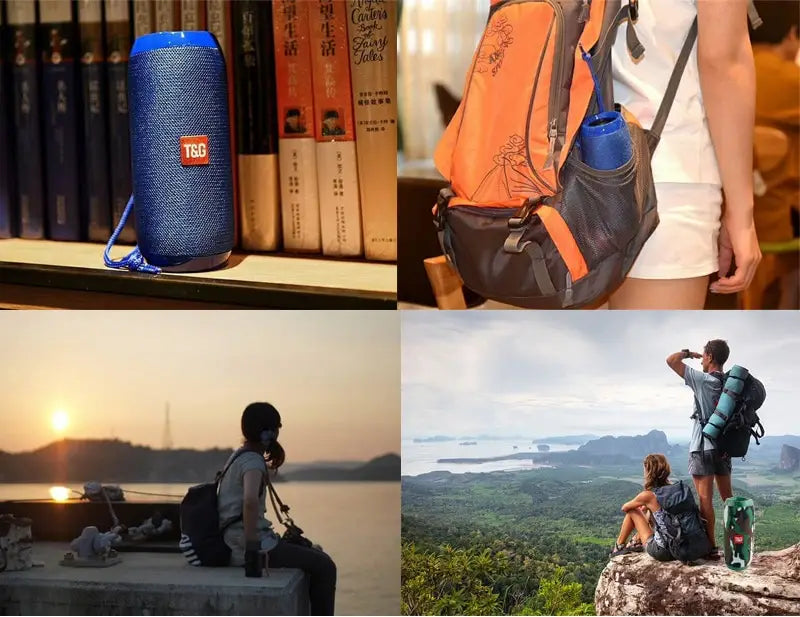 Wireless Bluetooth Speaker 10W Waterproof Column Subwoofer Portable Soundbar