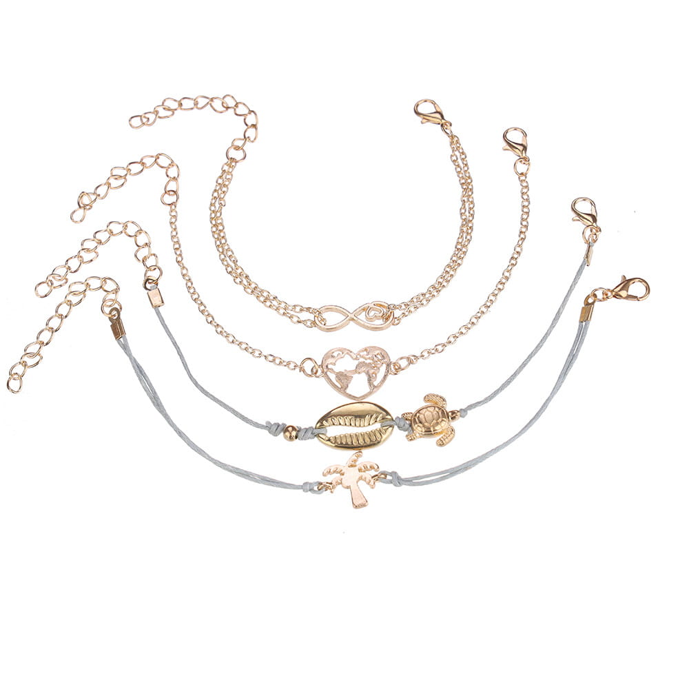 Bohemian Bracelets & Bangles Set Vintage Bead Boho Charm Bracelet For Women Jewelry Accessories Pulseras Mujer Bijoux