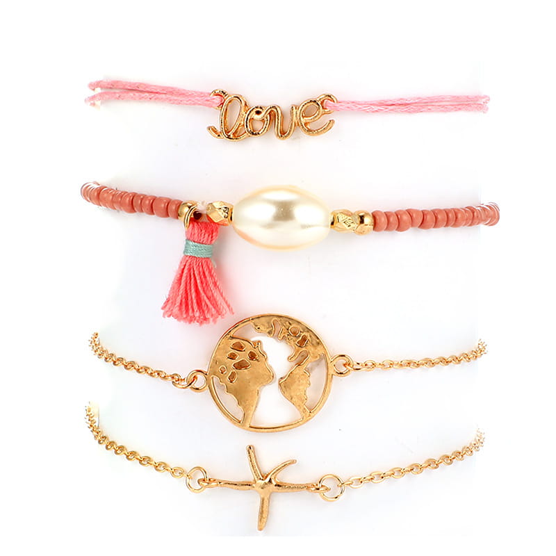 Bohemian Bracelets & Bangles Set Vintage Bead Boho Charm Bracelet For Women Jewelry Accessories Pulseras Mujer Bijoux