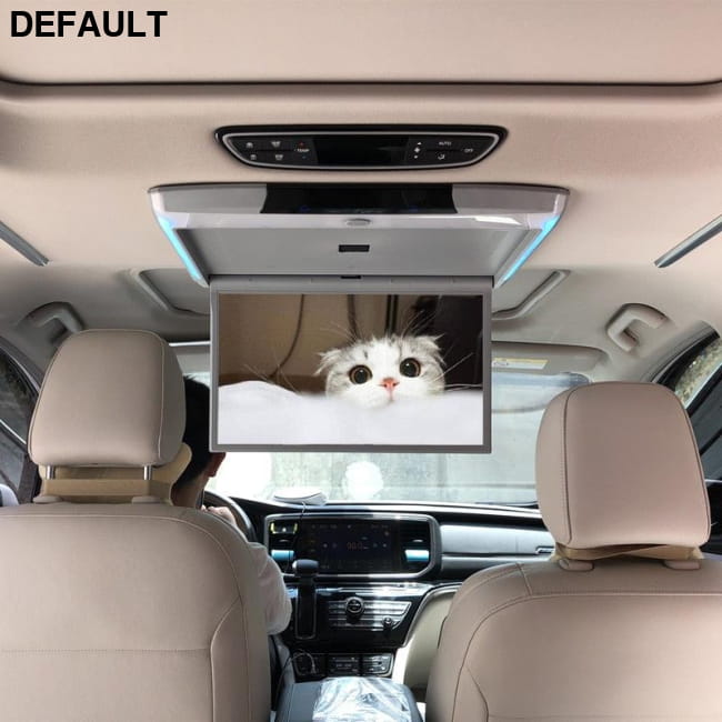 17.3 Inch Car Monitor Ceiling Mount Roof MP5 Player 4K IPS Screen & Headrest Monitors Electronics