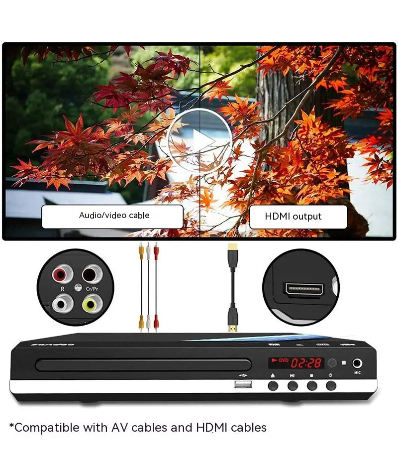 Student Household VCD HD Eye Protection Disc Player
