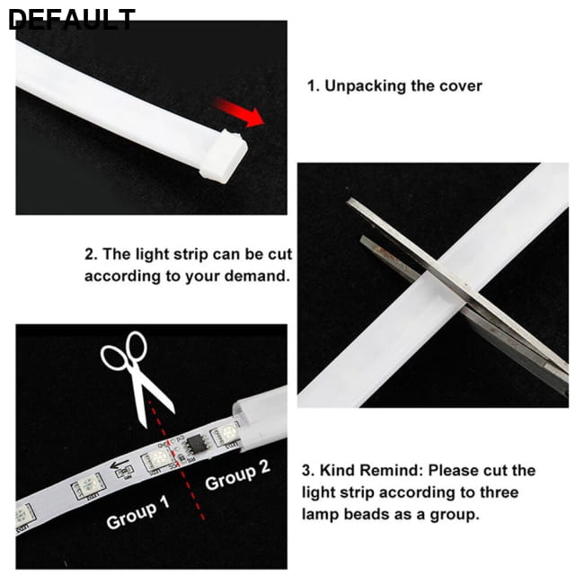 180cm 12V Car Waterproof Hood LED Daytime Running Decorative Flexible Light Accessories Bars