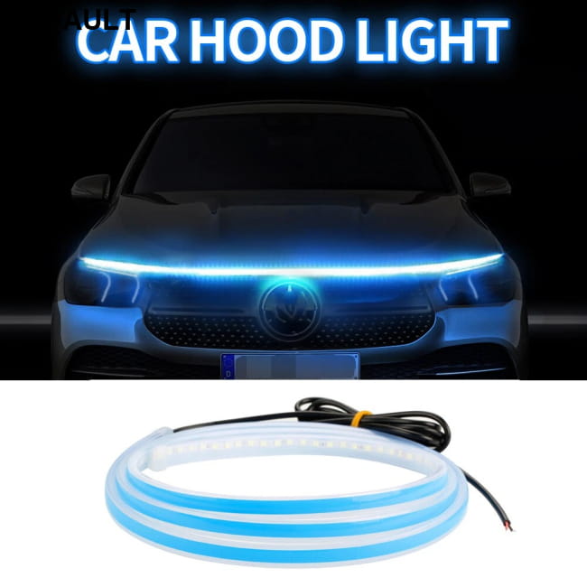 180cm 12V Car Waterproof Hood LED Daytime Running Decorative Flexible Light Accessories Bars