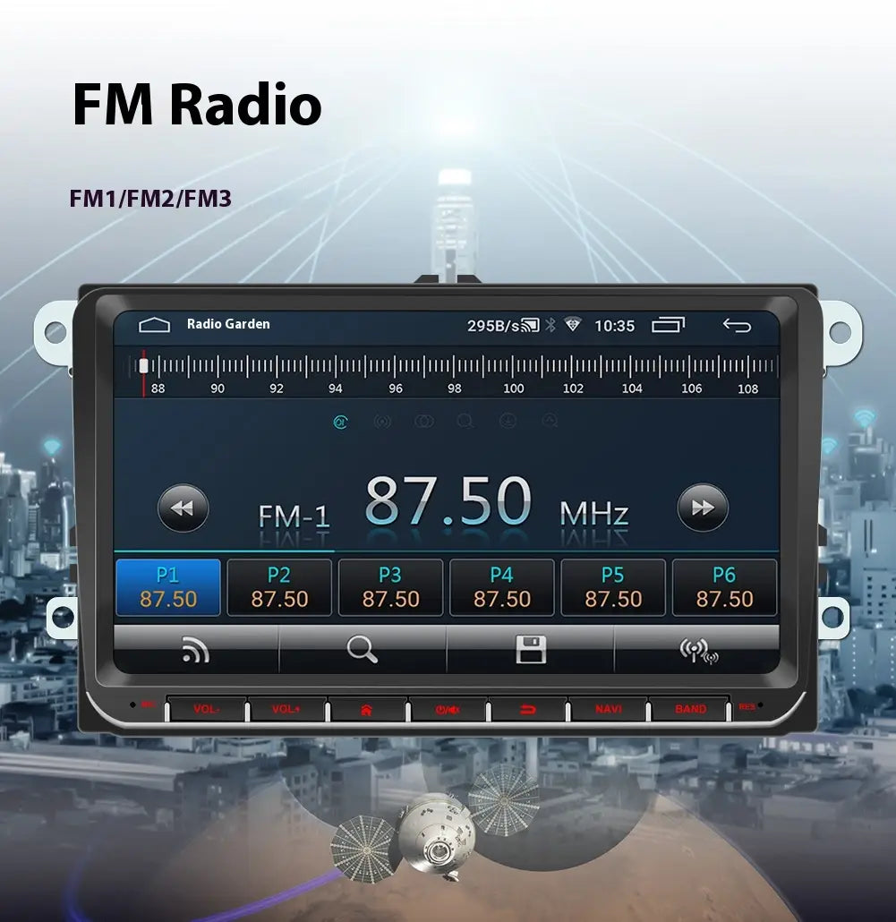 New Android 9-inch Car Bluetooth GPS Navigation Integrated Host