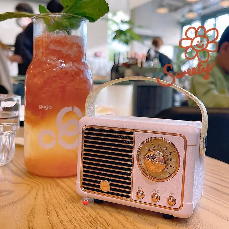 Diy Retro Mini Portable Card Speaker