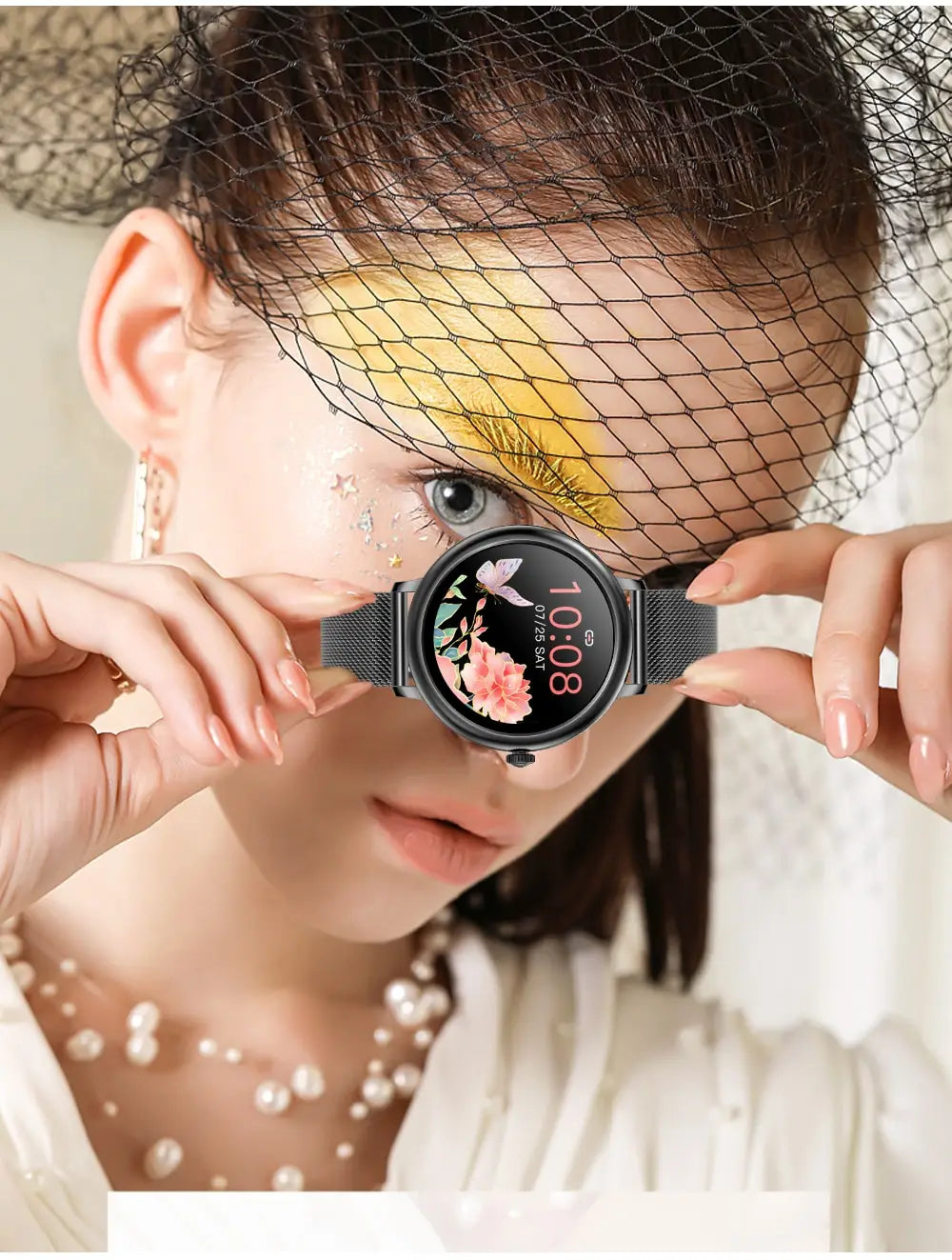 2020 SANLEPUS Stylish Women’s Smart Watch Luxury Waterproof Wristwatch Stainless Steel Casual Girls Smartwatch