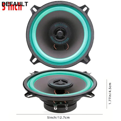1PC 5 Inch Car Speakers Coaxial Subwoofer Universal Automotive Audio HiFi Music Full Range Frequency Stereo Speaker