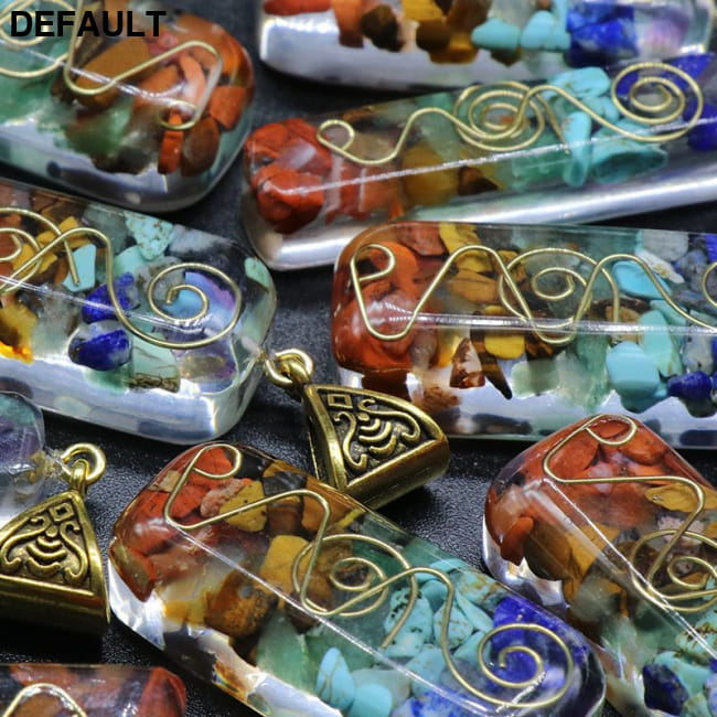 7 Chakra Crystalized Pendant Jewelry on Leather Lanyard Men Necklaces Sterling Silver