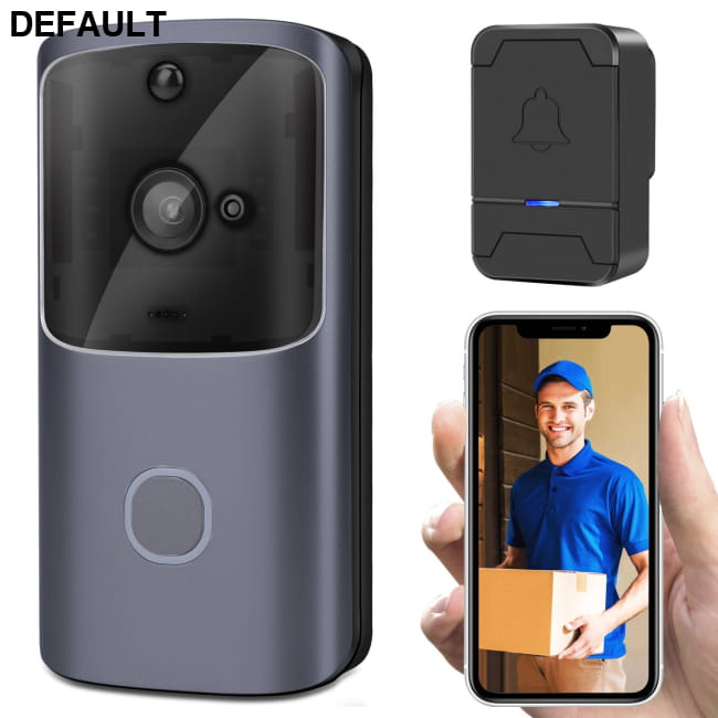 2.4G Video Doorbell for Home Security Black Electronics