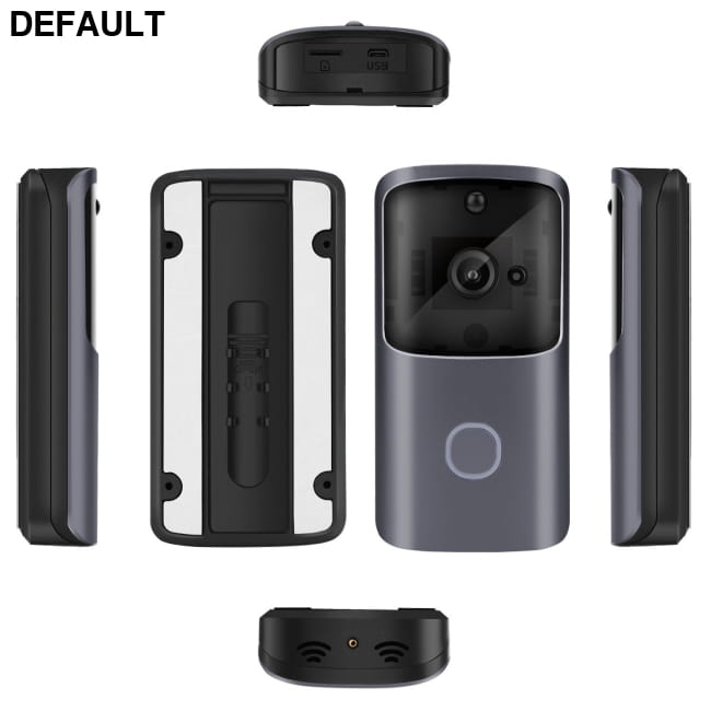 2.4G Video Doorbell for Home Security Black Electronics