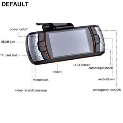 2.7 Dual Lens Car Vehicle 1080P HD Dash Camera DVR Cam Night Vision Recorder Cameras Electronics